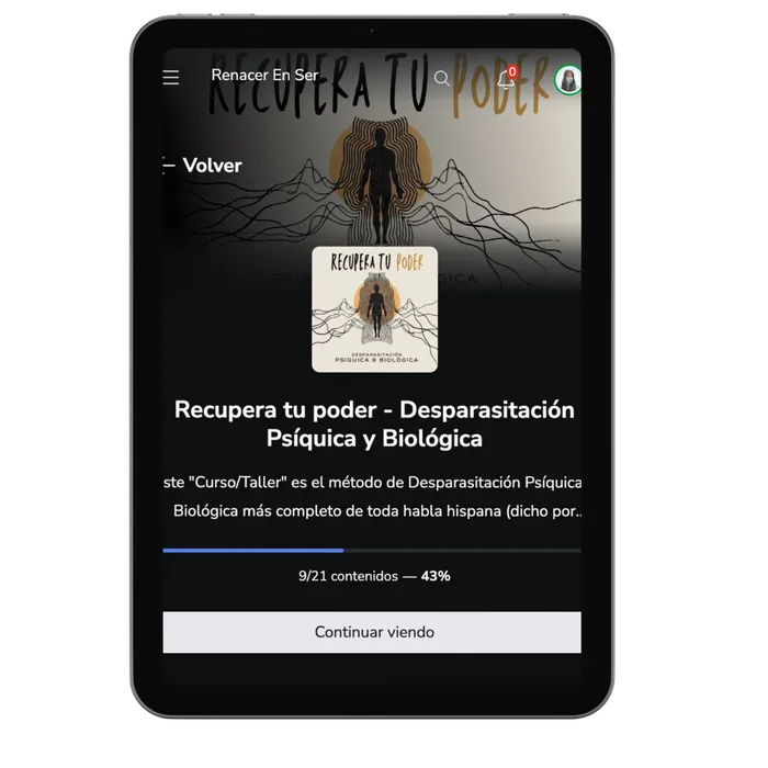 Programa en tablet